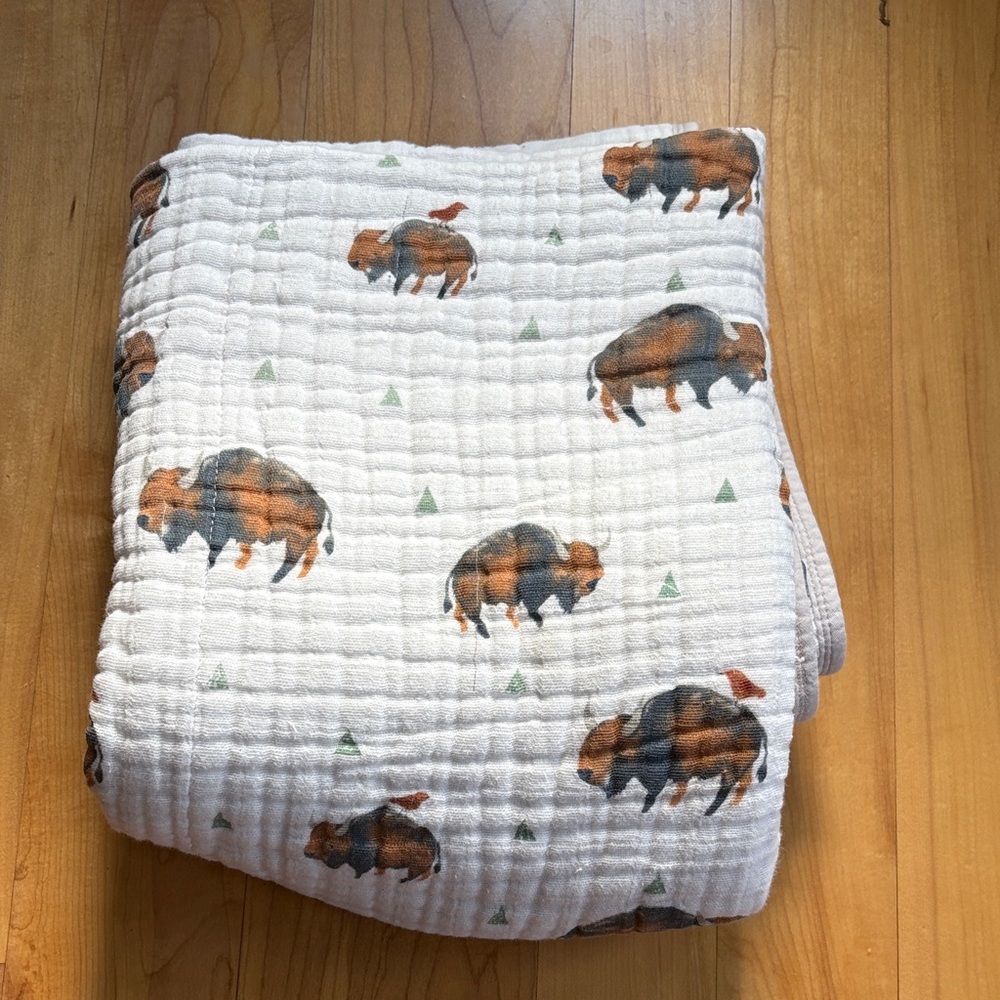 Little Unicorn Cotton Muslin Quilt - Bison